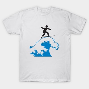 Minimal Surf Design T-Shirt